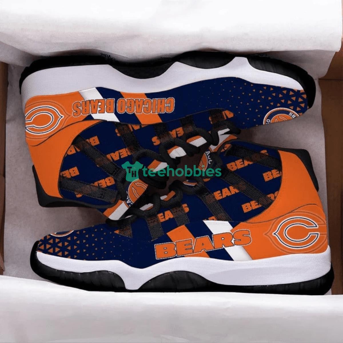 Chicago Bears Impressive Design Air Jordan 11 Shoes For Fans Product Photo 1
