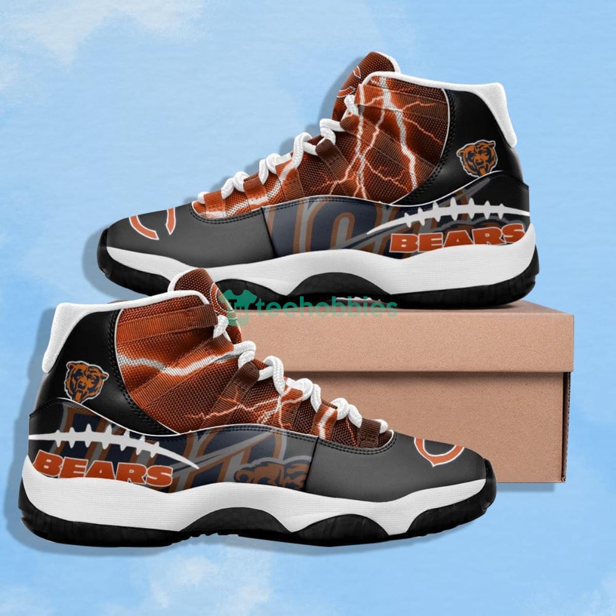 Chicago Bears Lightning Impressive Design Air Jordan 11 Shoes Product Photo 1