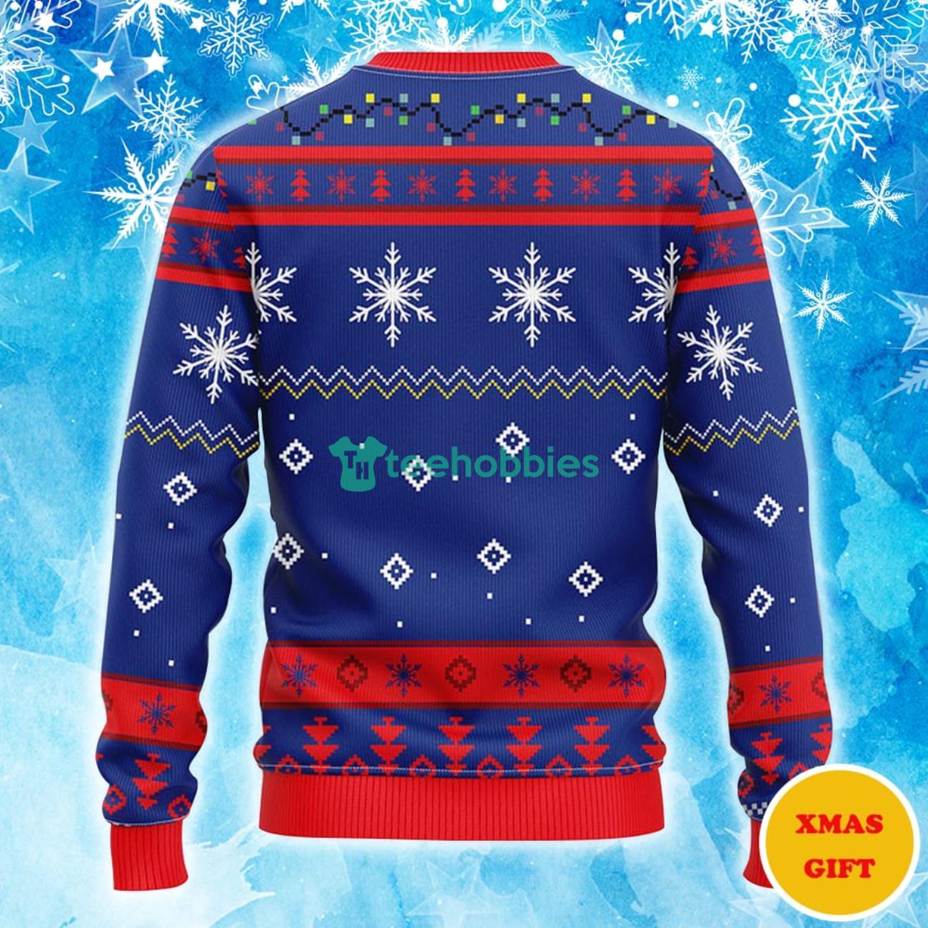 Chicago Cubs Funny Grinch Christmas AOP Sweater Product Photo 2