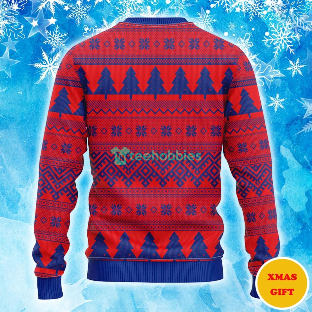 Chicago Cubs Minion Christmas AOP Sweater Product Photo 2