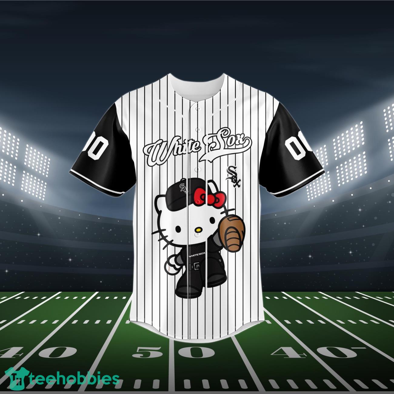 Chicago White Sox Baseball Jersey MLB Hello Kitty Custom Name & Number Product Photo 2