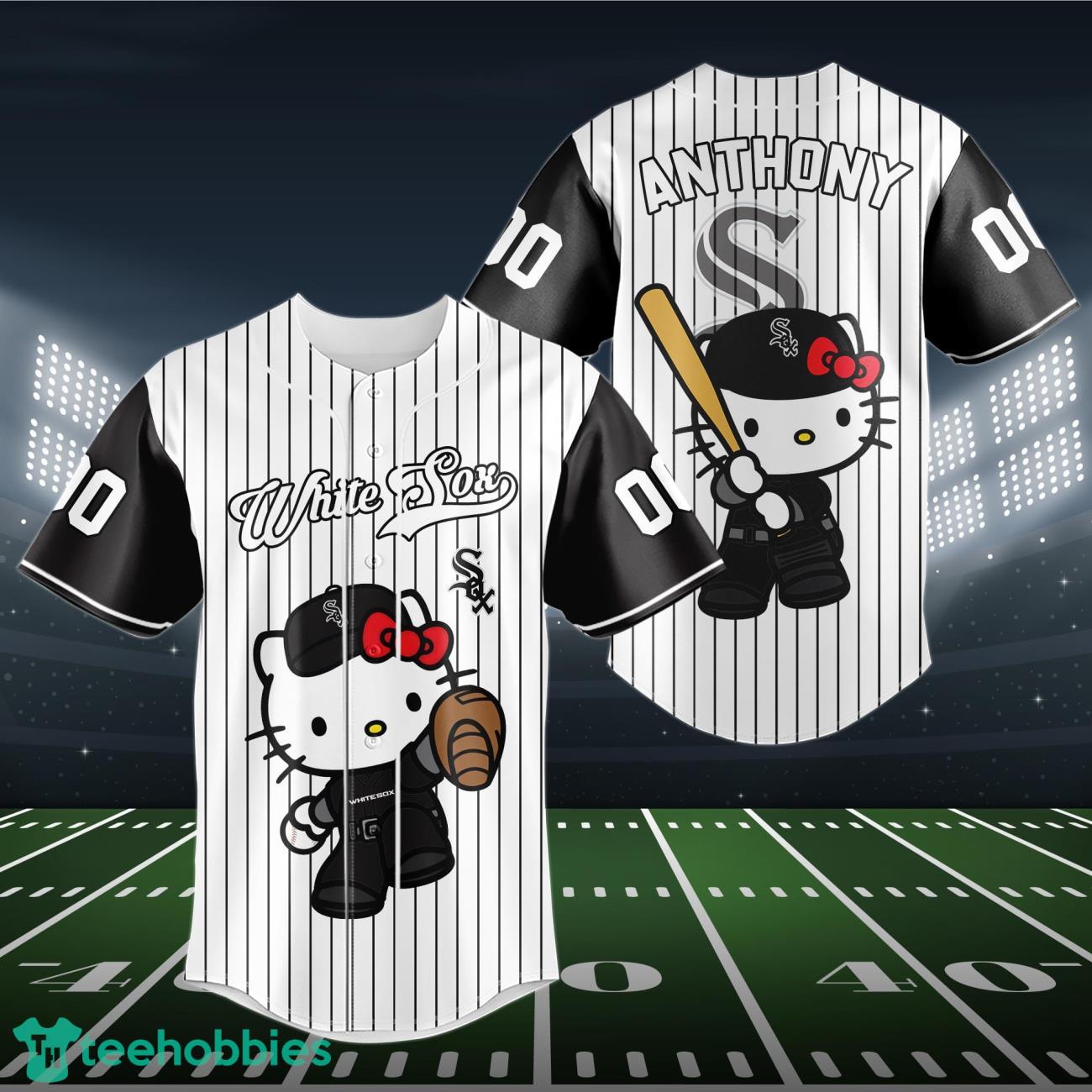 Chicago White Sox Baseball Jersey MLB Hello Kitty Custom Name & Number Product Photo 1