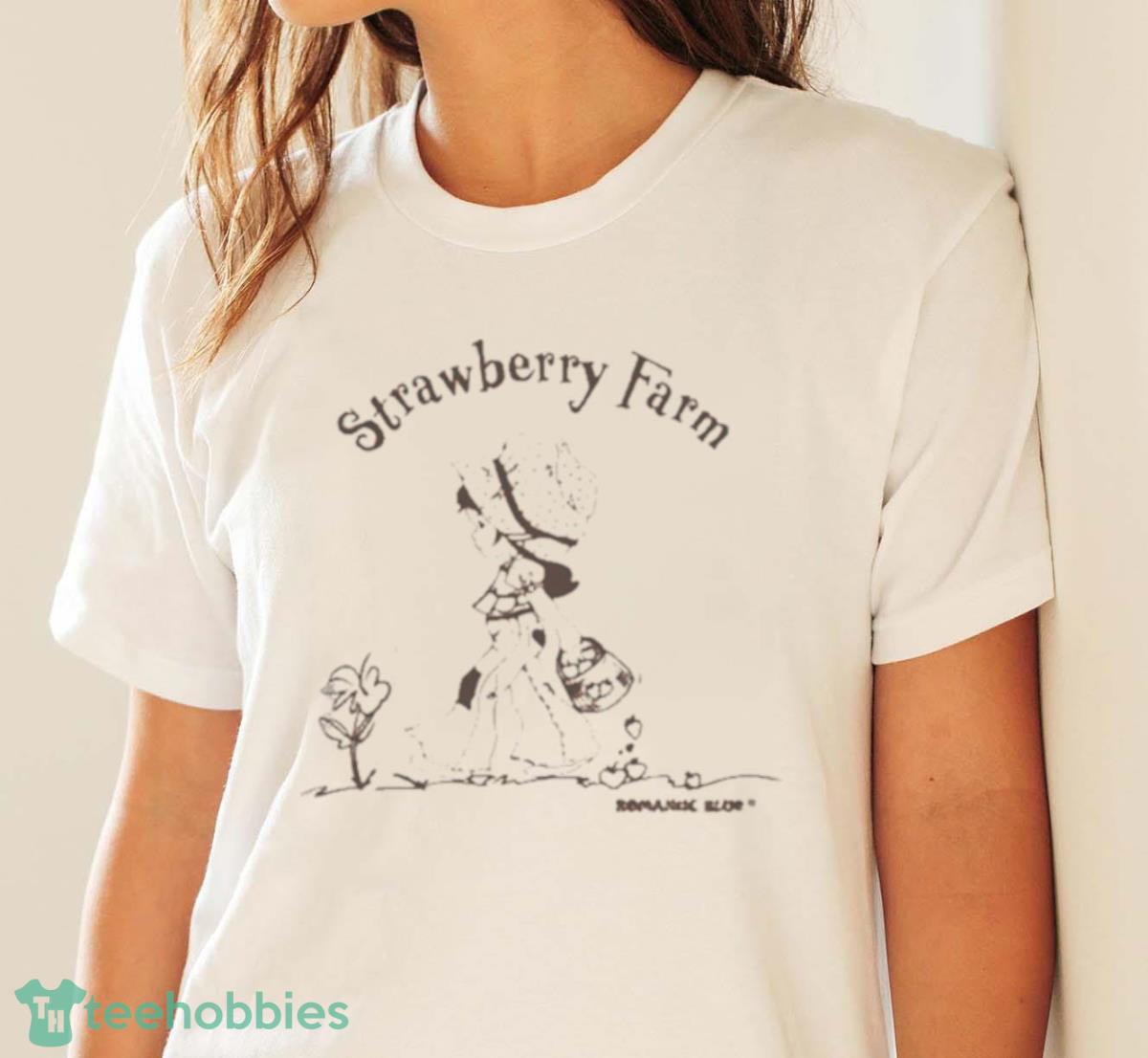 Ciairogenius Strawberry Farm T Shirt - White Ladies T-Shirt
