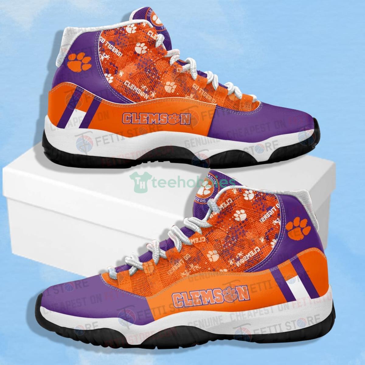 Clemson Tigers - NCAA Impressive Design Air Jordan 11 Shoes Product Photo 1