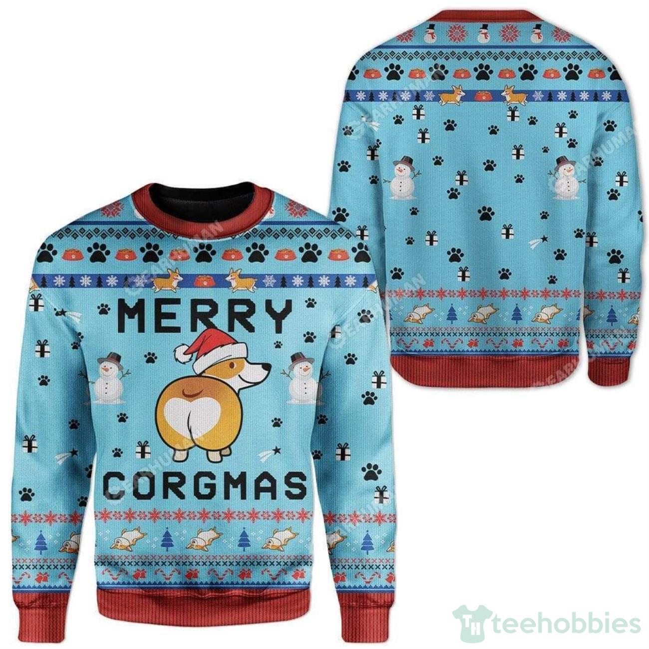 Corgi Dog Ugly Sweater For Christmas Product Photo 1