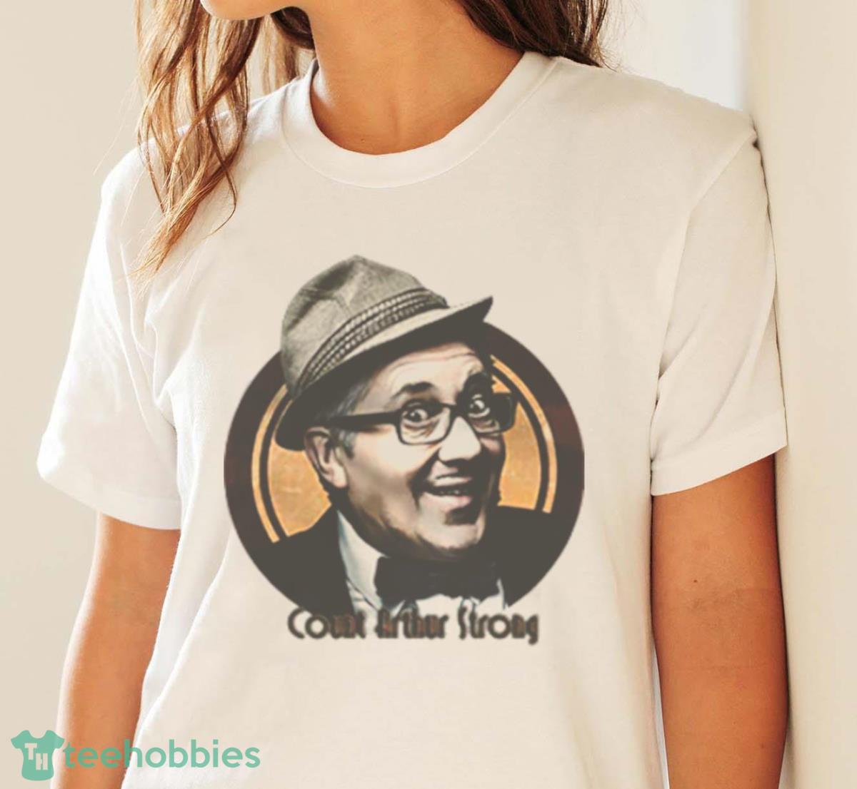 Count Arthur Strong T Shirt - White Ladies T-Shirt
