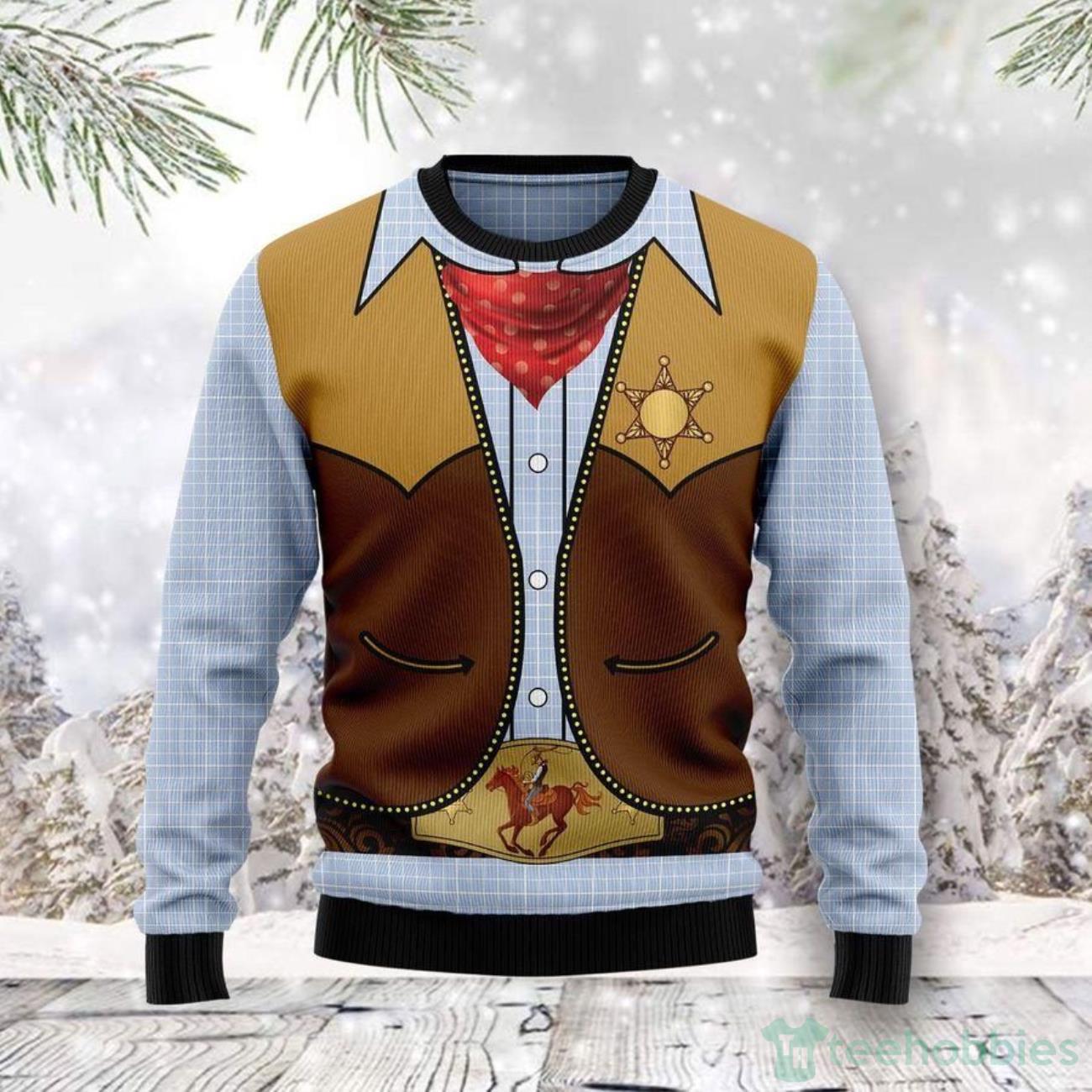 Cowboy Costime Ugly Sweater For Christmas Product Photo 1