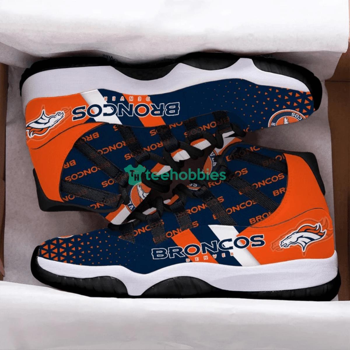 Denver Broncos Impressive Design Air Jordan 11 Shoes Product Photo 2