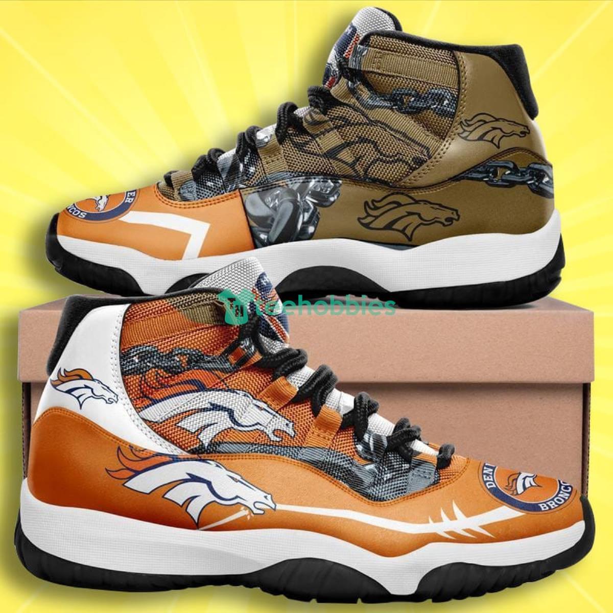 Denver Broncos Impressive Design Air Jordan 11 Shoes For Fans Product Photo 2