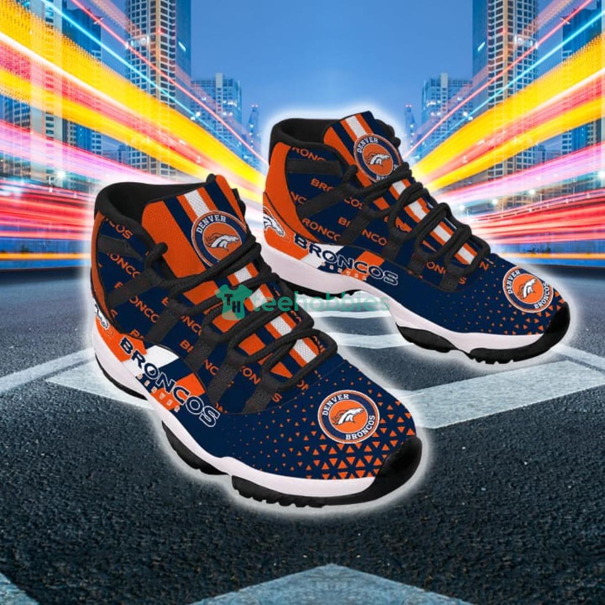 Denver Broncos Impressive Design Air Jordan 11 Shoes Product Photo 1