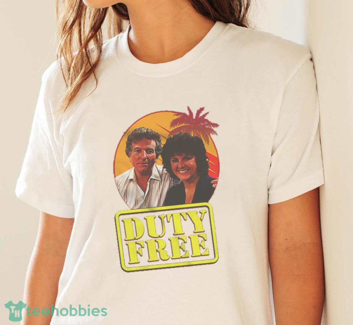 Duty Free T Shirt - White Ladies T-Shirt