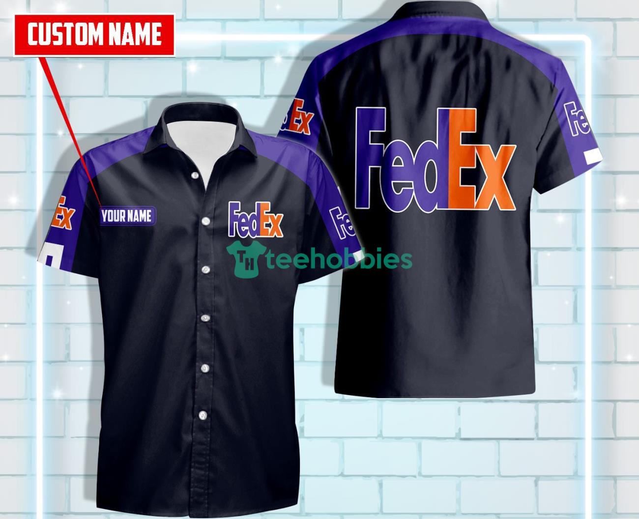 FEDEX Custom Name Hawaiian Shirt Product Photo 1