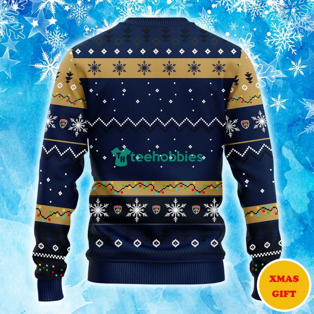 Florida Panthers Hohoho Mickey Christmas AOP Sweater Product Photo 2