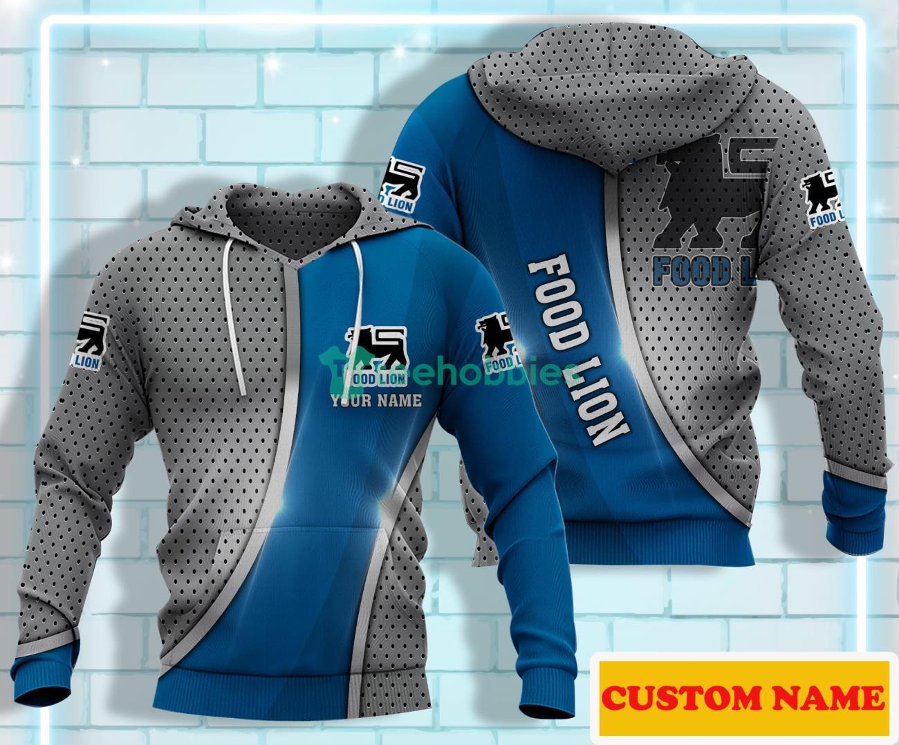 Food Lion Custom Name Hoodie For Men Women Product Photo 1