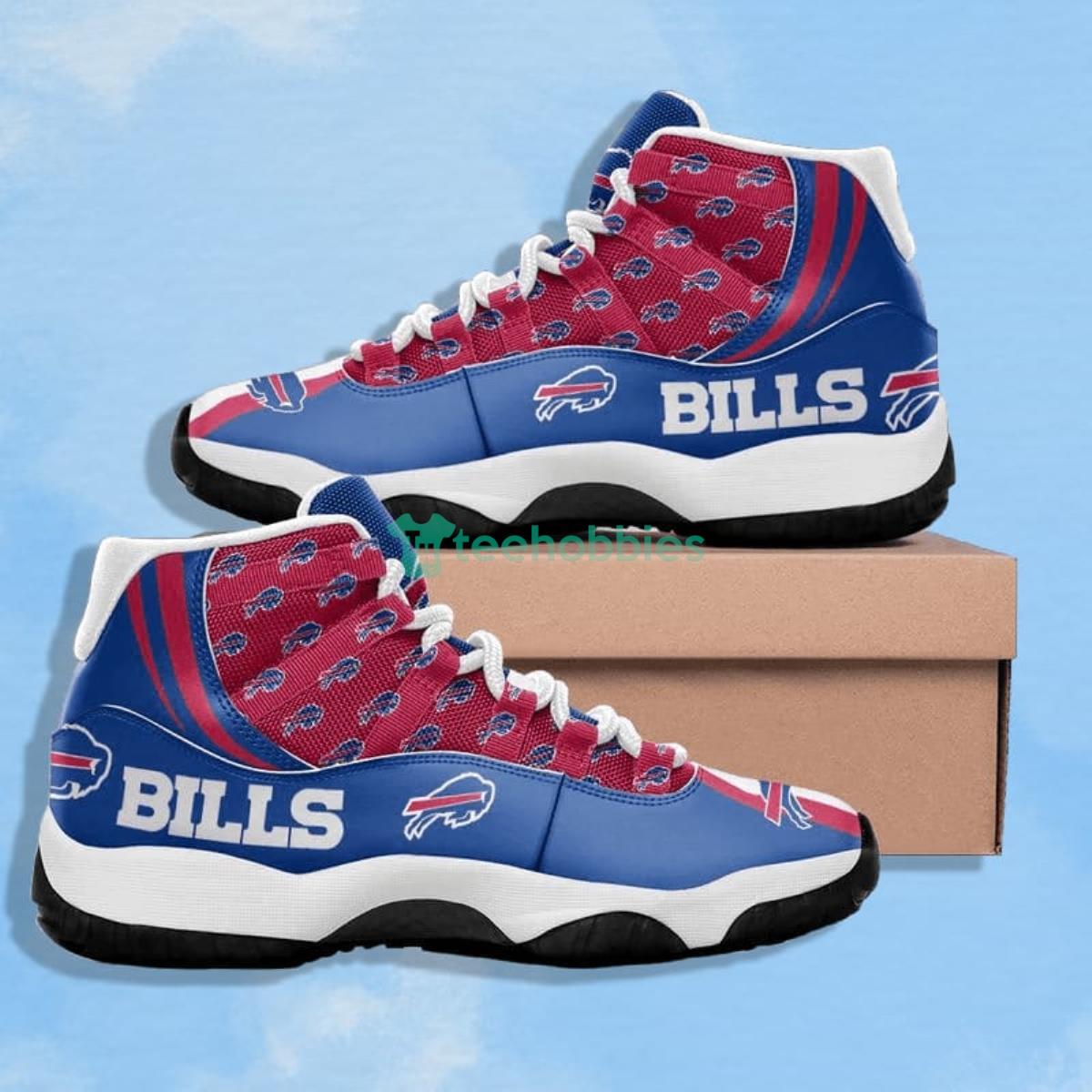 Football Team Buffalo Men's And Women's Air Jordan 11 Shoes Product Photo 1