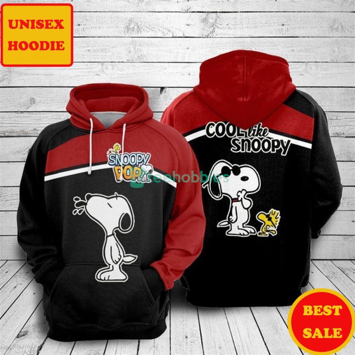 For Snoopy And Woodstock Lovers Cool Like SnoopyMovie Cartoon Pullover Hoodie Product Photo 1