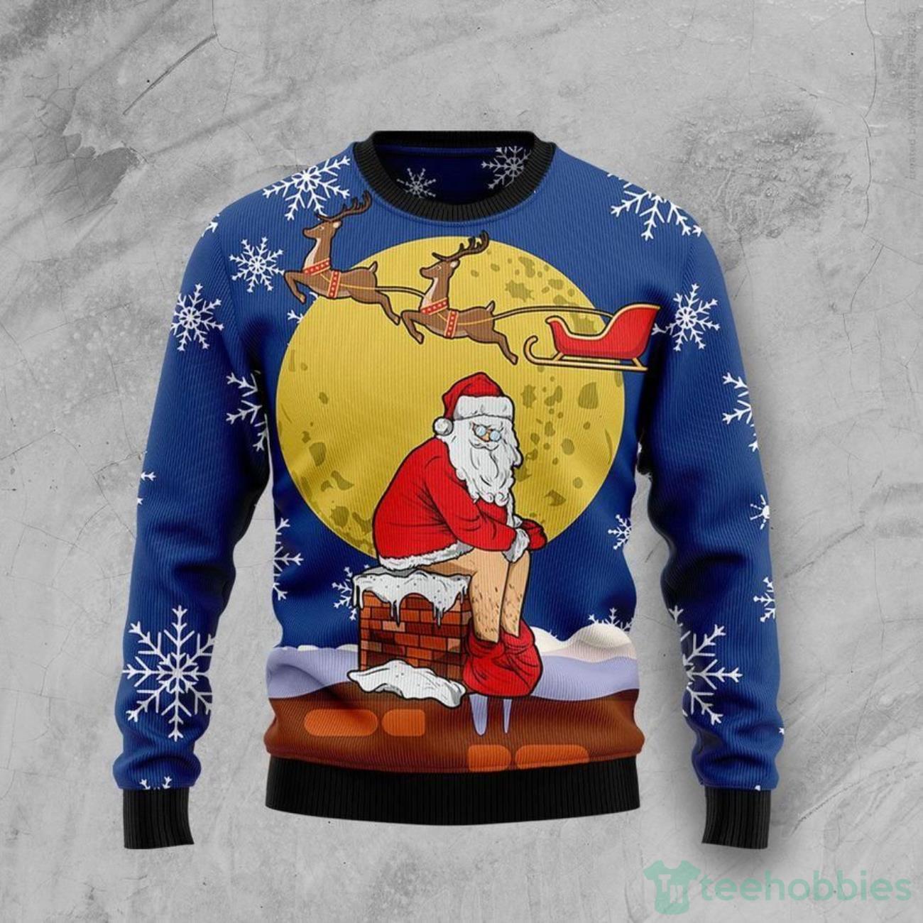 Funny Santa Xmas Ugly Sweater For Christmas Product Photo 1