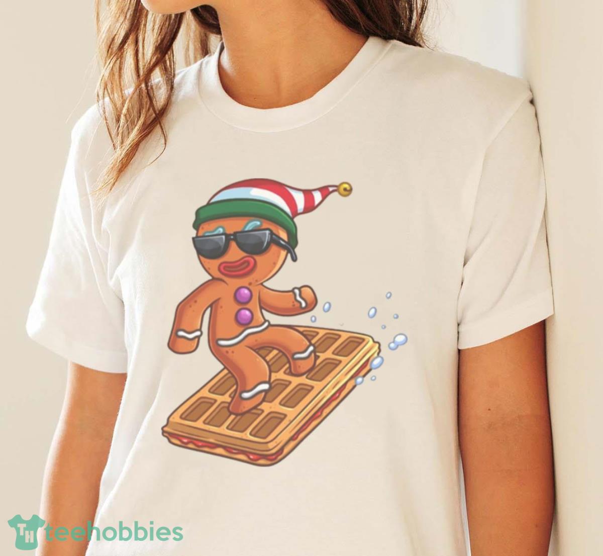 Gingerbread Man Shrek Christmas Shirt - White Ladies T-Shirt