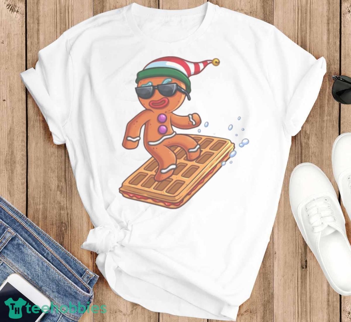Gingerbread Man Shrek Christmas Shirt - T-SHIRT FLAT