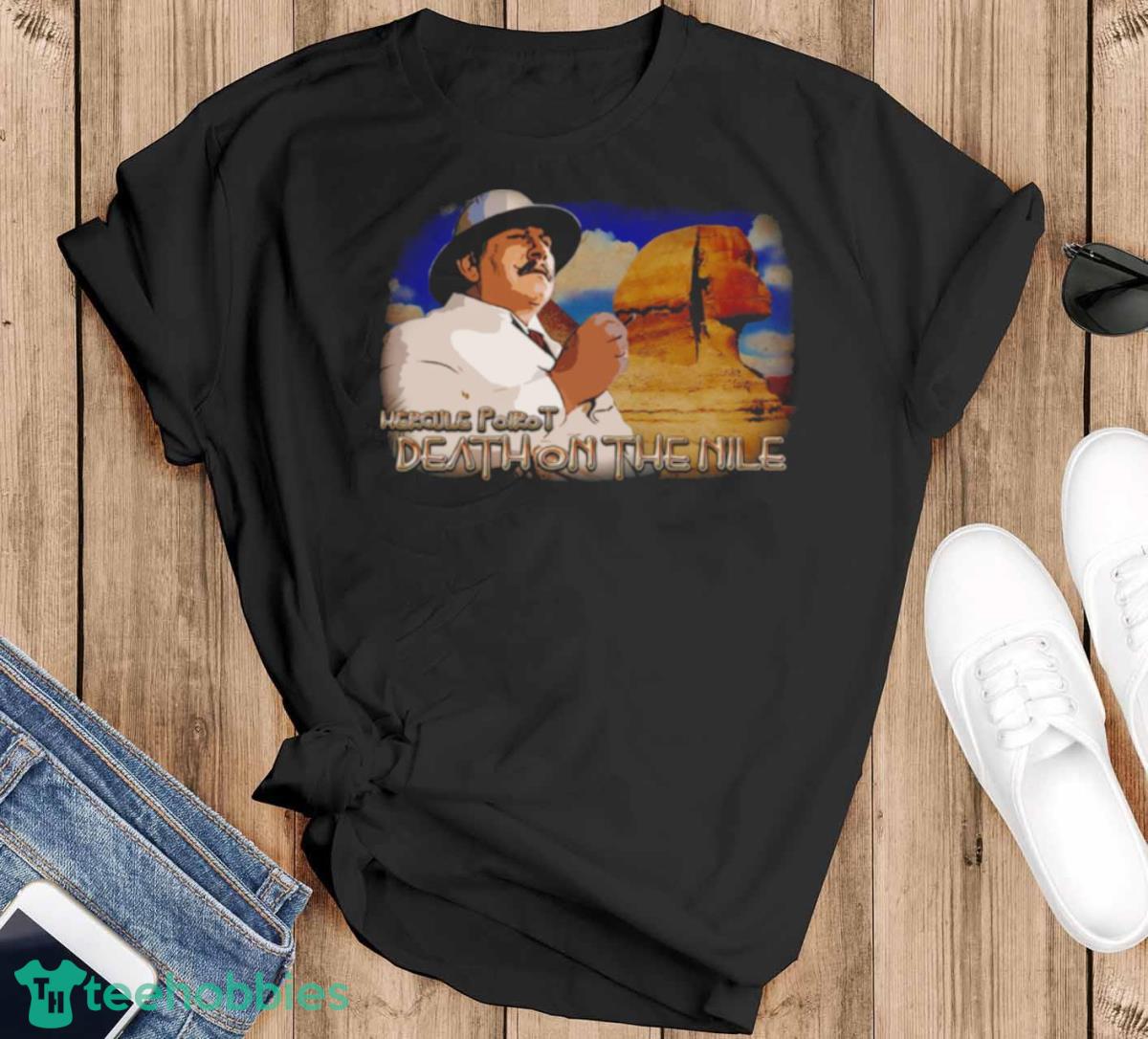 Hercule Poirot   Death On The Nile T Shirt - Black T-Shirt