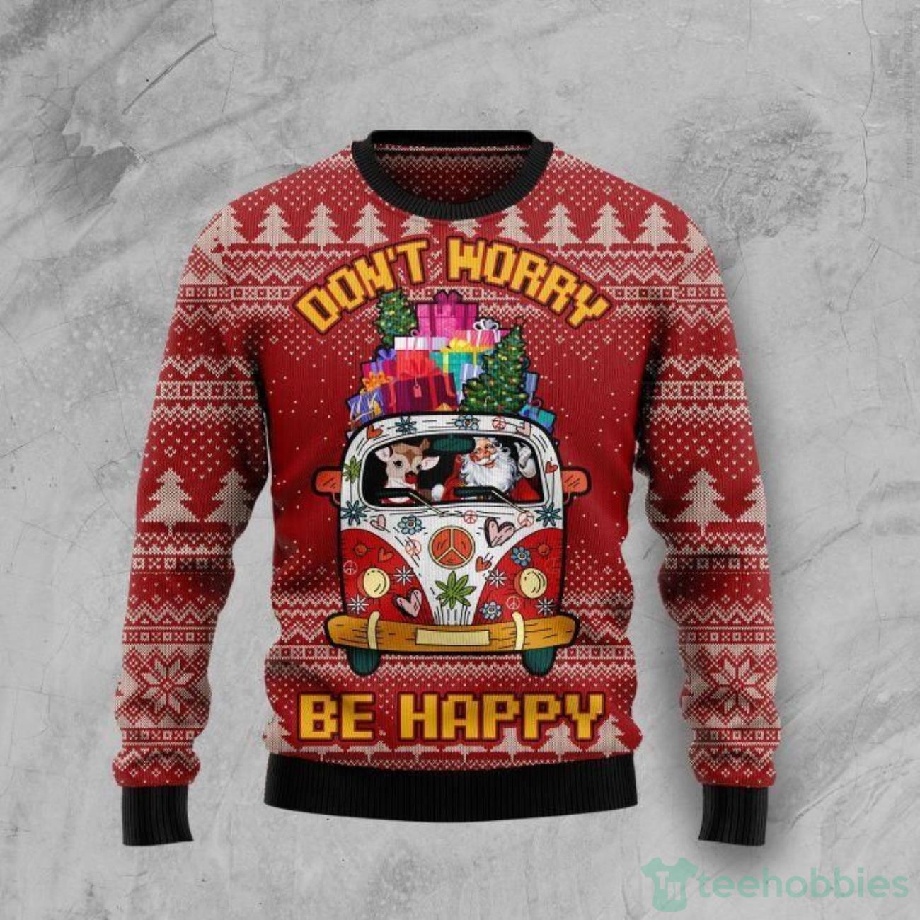 Hippe Car Ugly Sweater For Christmas Product Photo 1
