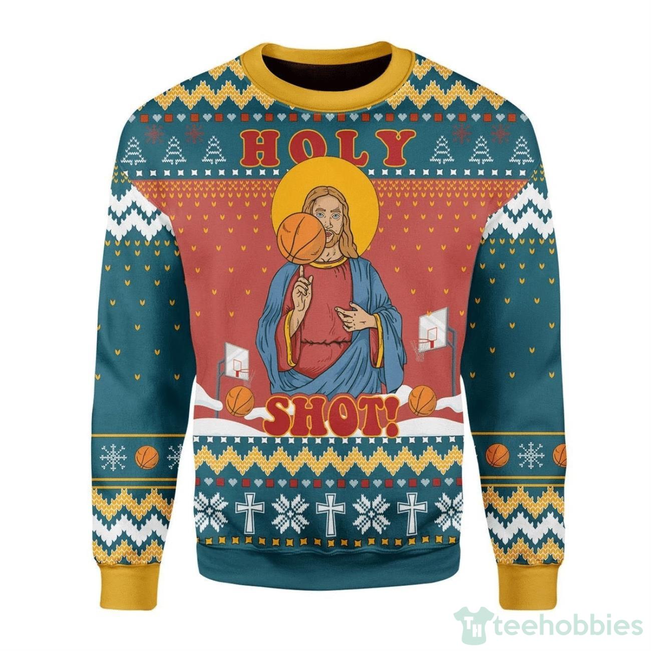 Holy Shot Ugly Sweater For Christmas Product Photo 1