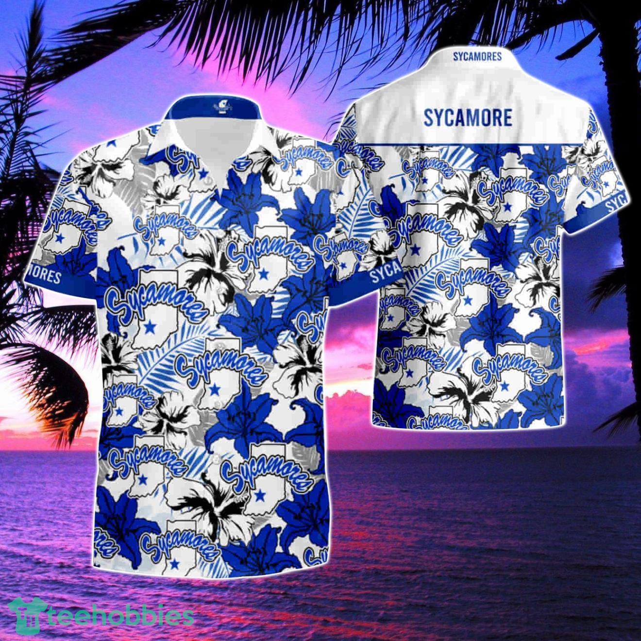 Indiana State Sycamores Hawaiian Shirt & Short Product Photo 1