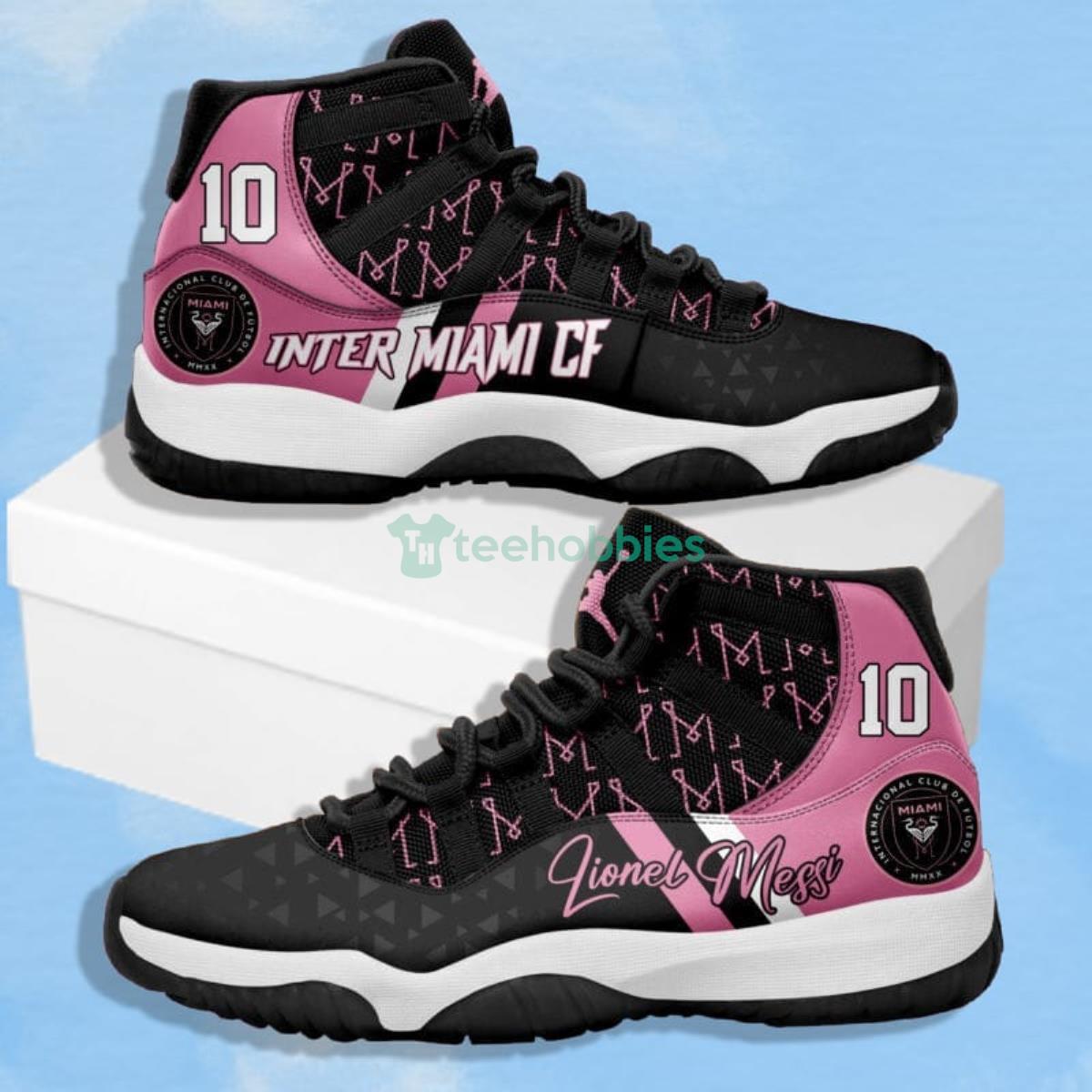 Inter Miami Leo Messi 10 Impressive Design Air Jordan 11 Shoess image Inter Miami Leo Messi 10 Impressive Design Air Jordan 11 Shoess Product Photo 2