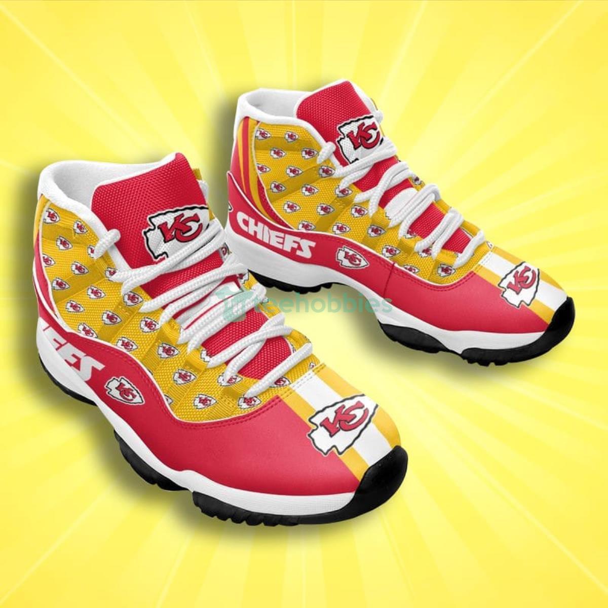 Kansas City Chiefs Impressive Design Air Jordan 11 Shoes For Fans Product Photo 2