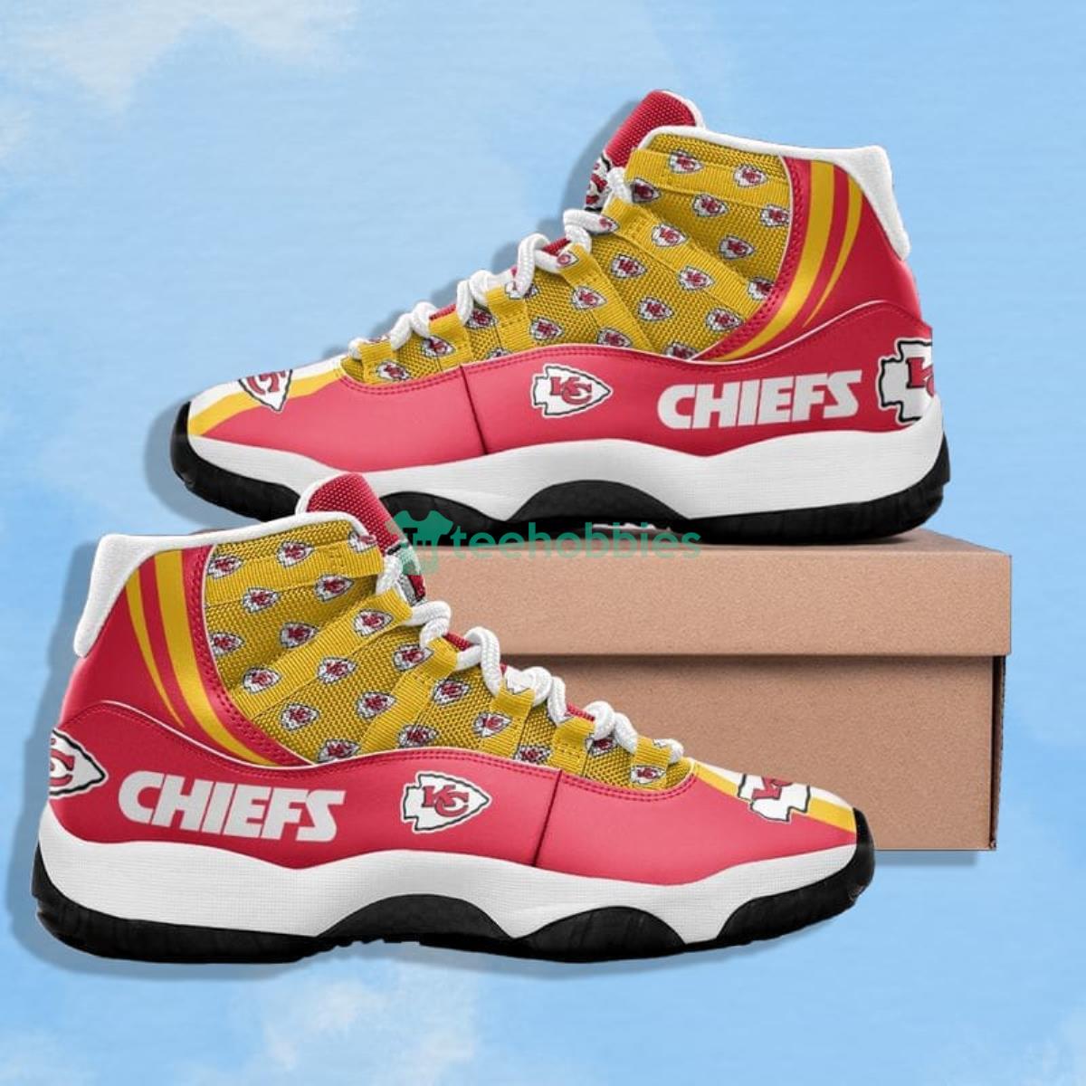 Kansas City Chiefs Impressive Design Air Jordan 11 Shoes For Fans Product Photo 1