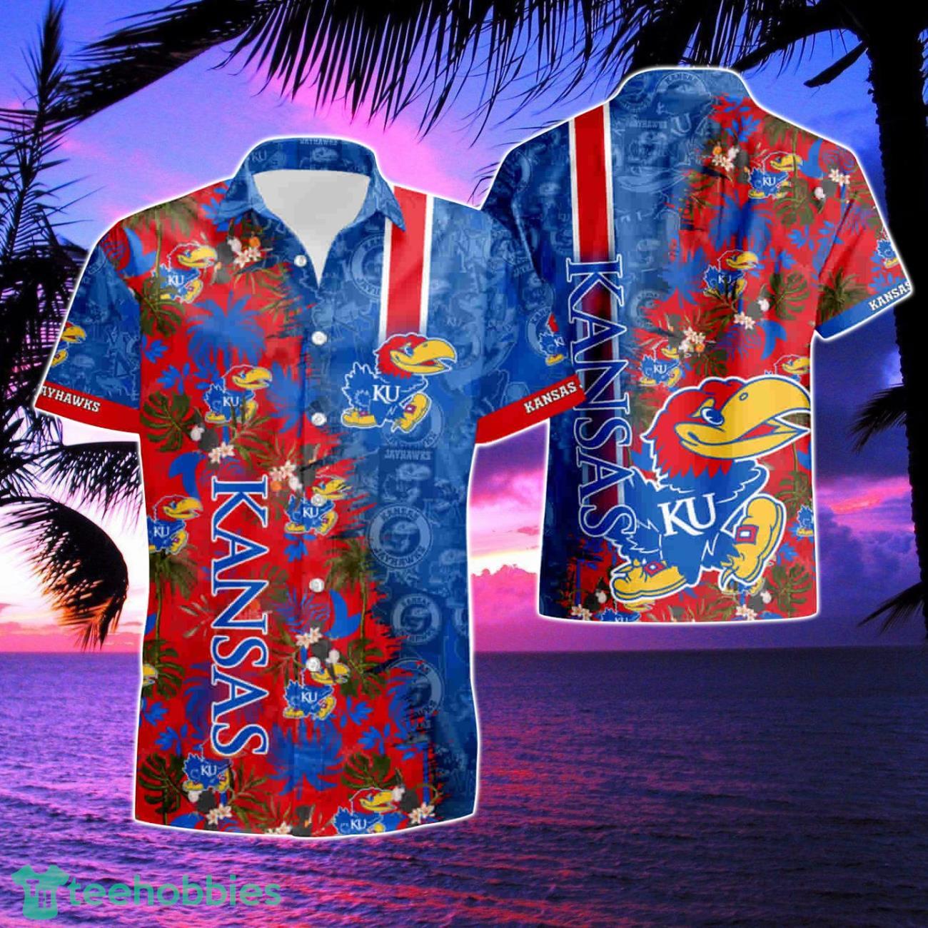 Kansas Jayhawks Ncaa Summer Hawaiian Shirt And Shorts Product Photo 1