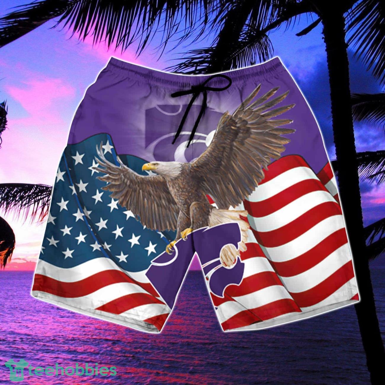 Kansas State Wildcats Hawaiian Shirt & Short Product Photo 3 Kansas State Wildcats Hawaiian Shirt & Short Product Photo 3