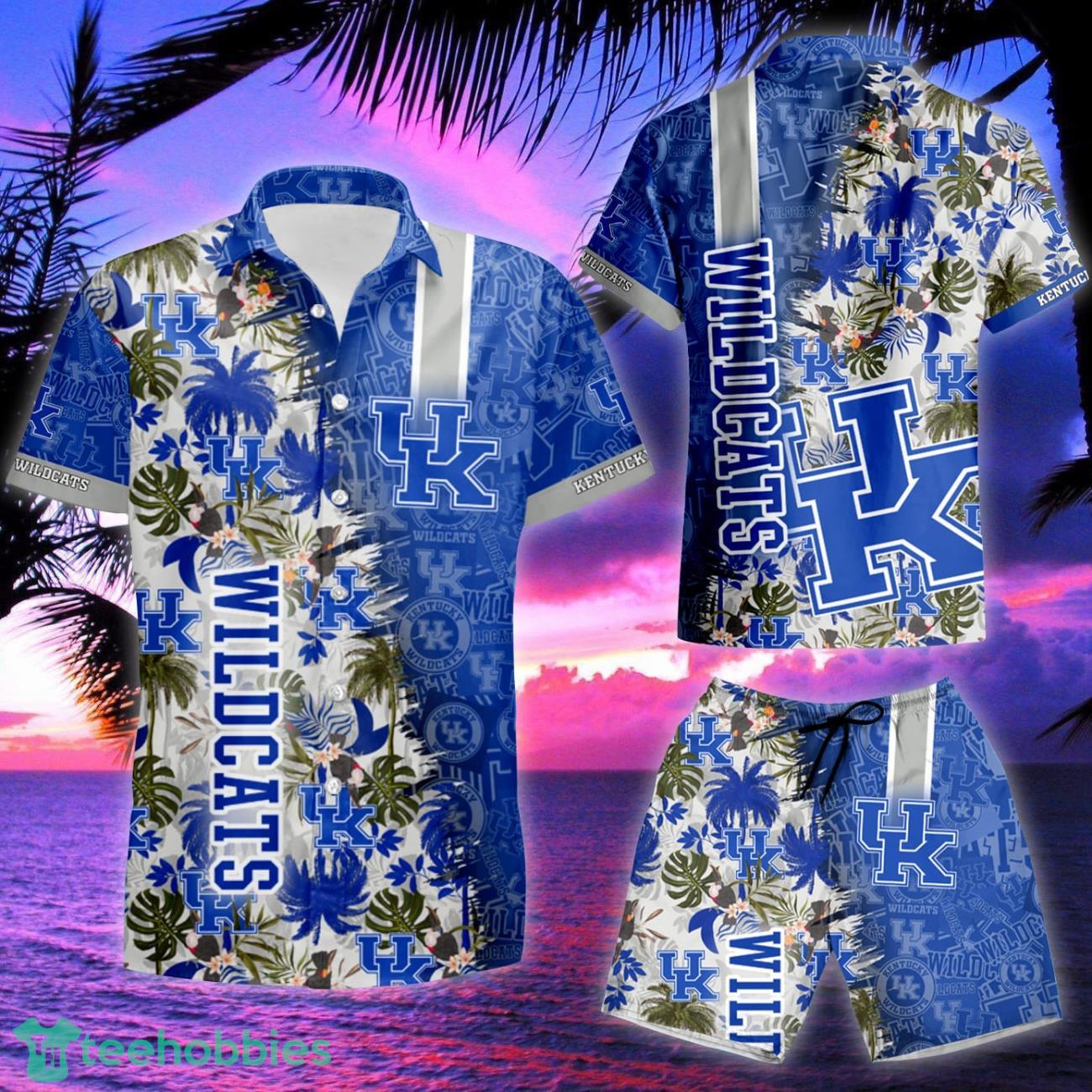 Kentucky Wildcats NCAA Summer Hawaiian Shirt And Shorts Product Photo 2