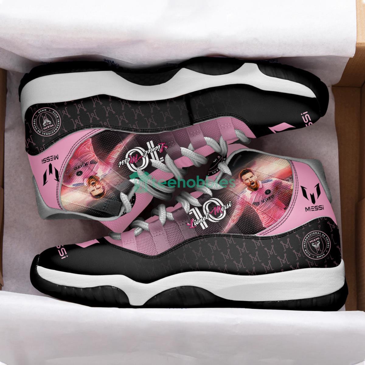 Lionel Messi Goat Inter Miami Impressive Design Air Jordan 11 Shoes Product Photo 2