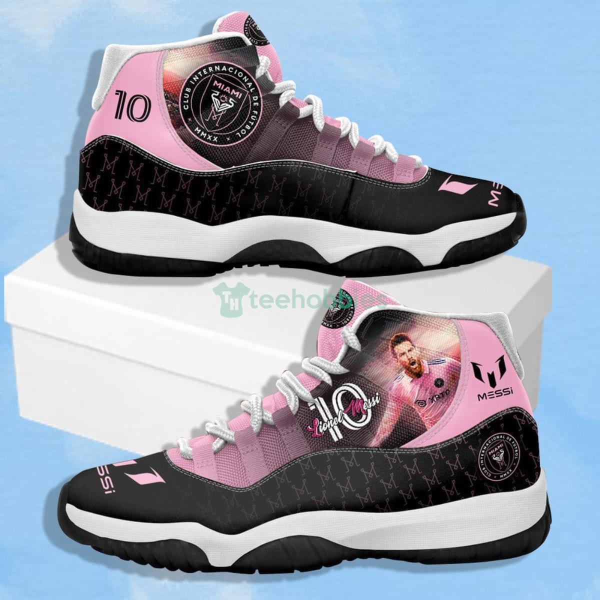 Lionel Messi Goat Inter Miami Impressive Design Air Jordan 11 Shoes Product Photo 1
