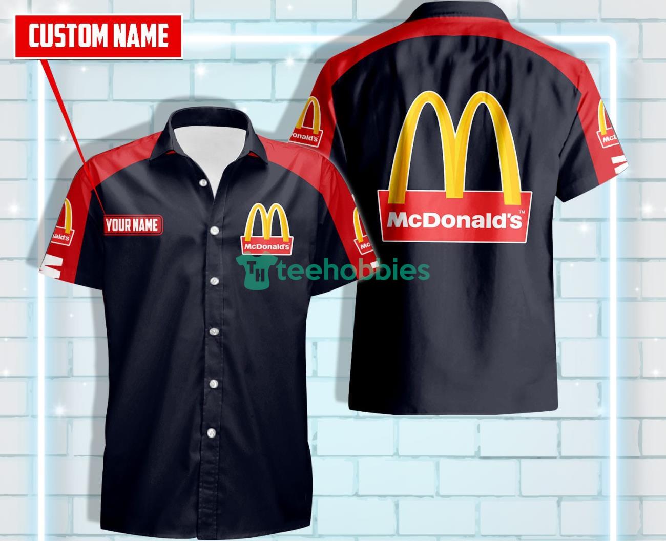 MCDONALD'S Custom Name Hawaiian Shirt Product Photo 1