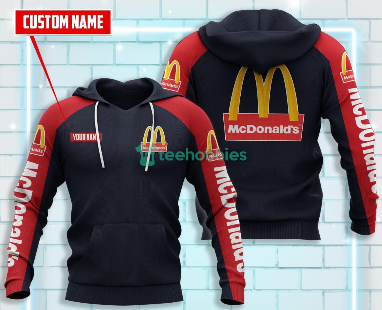 MCDONALD'S Custom Name Hoodie For Men Women Product Photo 1
