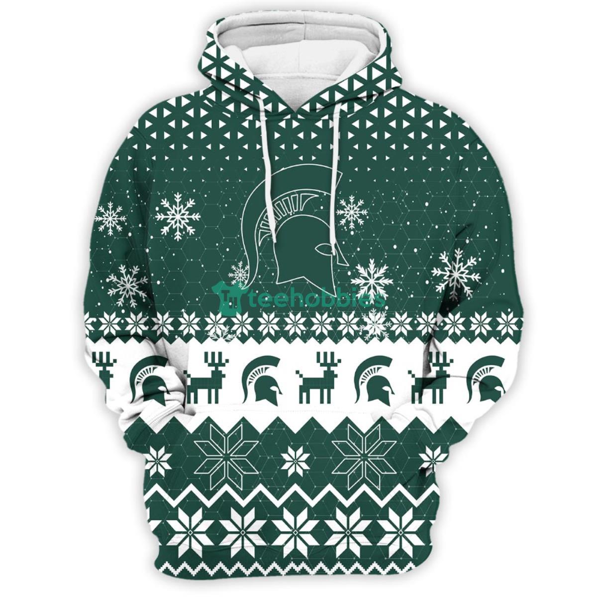 Michigan State Spartans Sports 3D Pullover Hoodie Product Photo 2