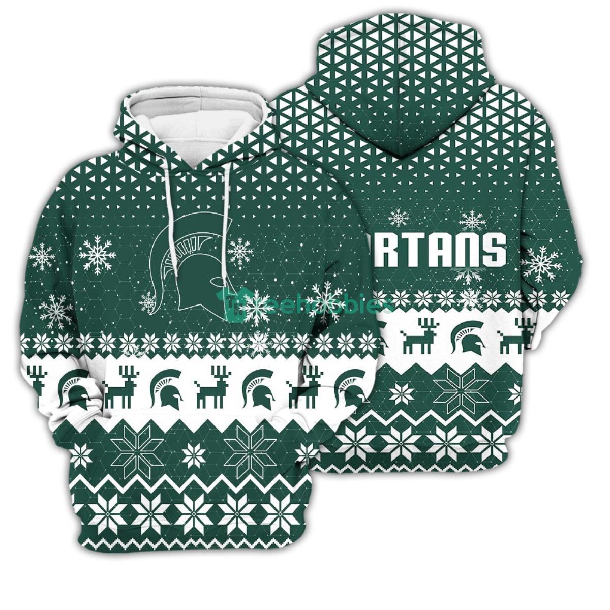 Michigan State Spartans Sports 3D Pullover Hoodie Product Photo 1