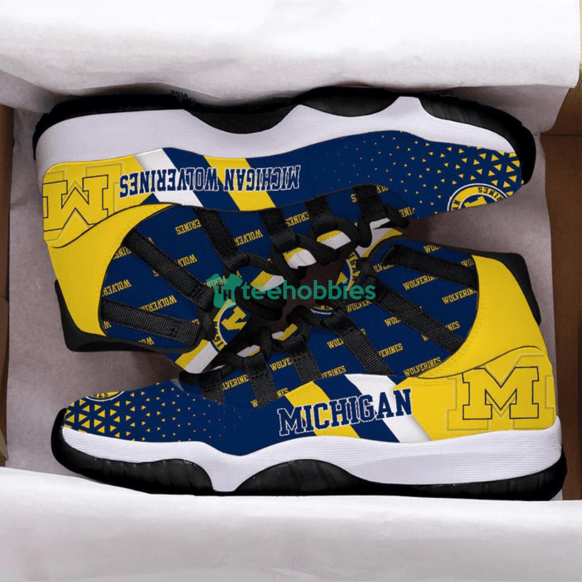 Michigan Wolverines Impressive Design Air Jordan 11 Shoes Product Photo 1