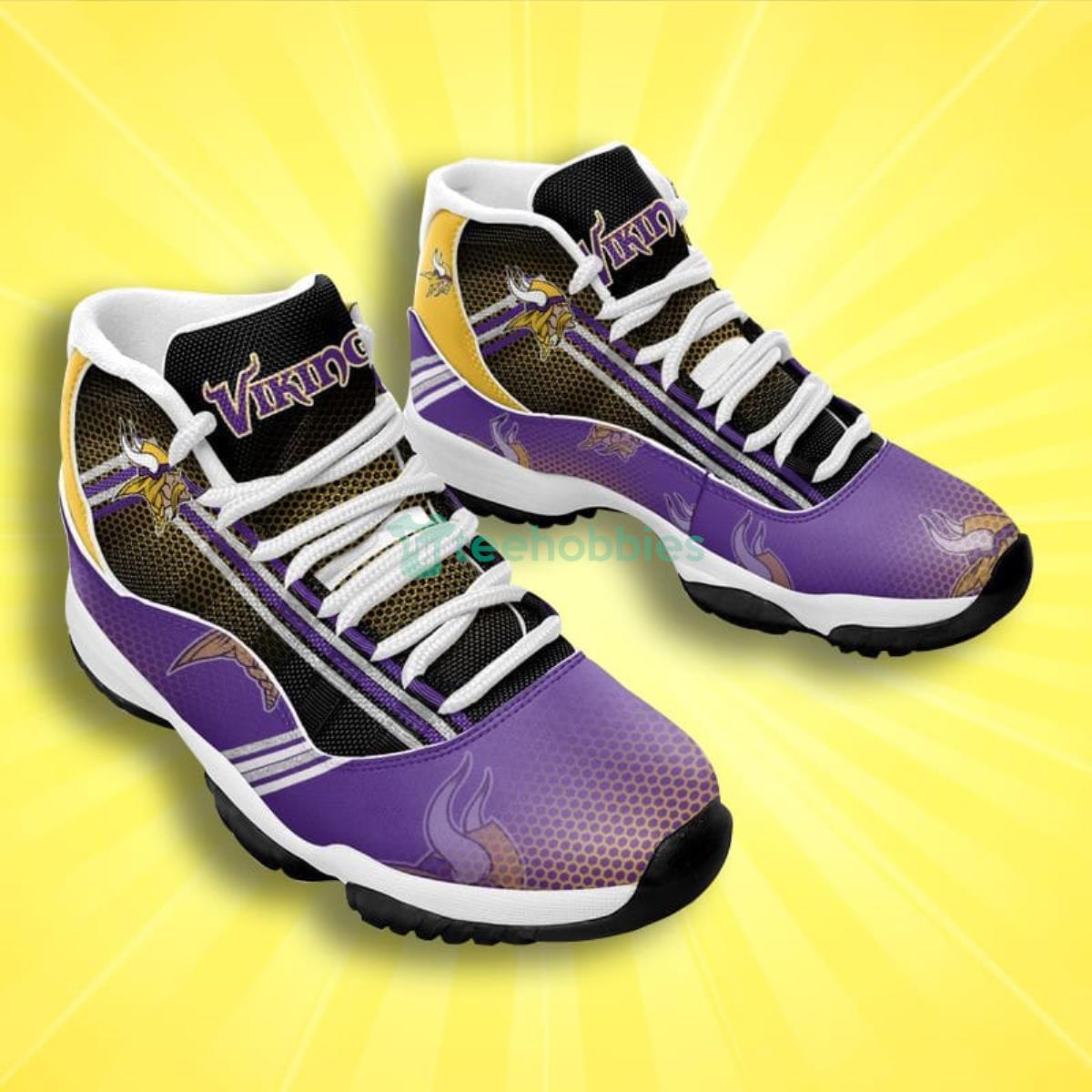Minnesota Vikings American Football Impressive Design Air Jordan 11 Shoes Product Photo 2