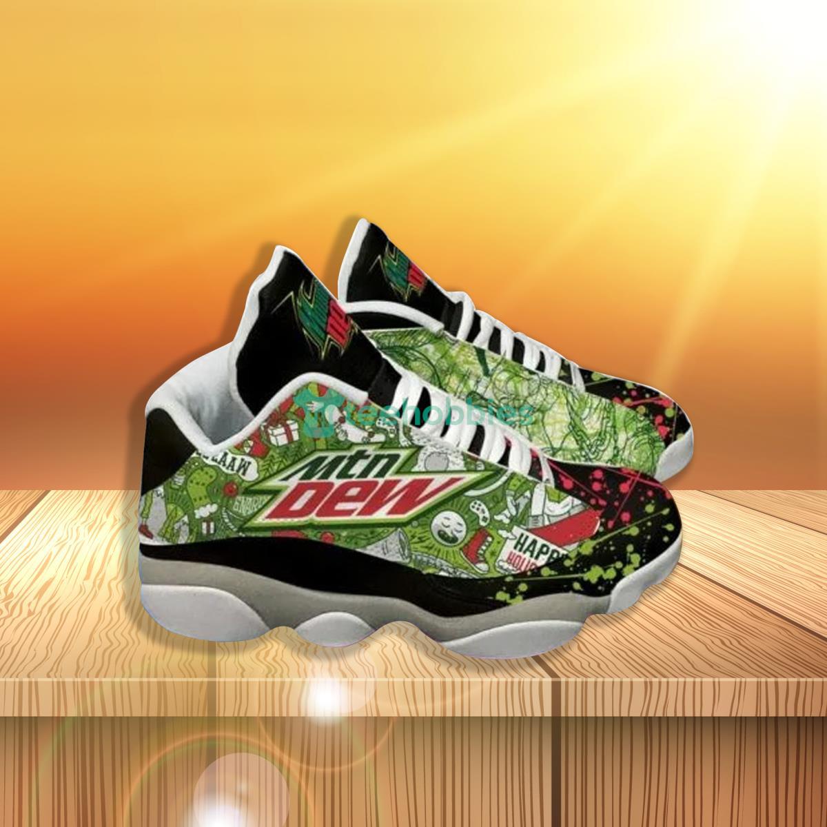 Mountain Dew Drink Air Jordan 13 Shoes Running Casual Sneakers Product Photo 1