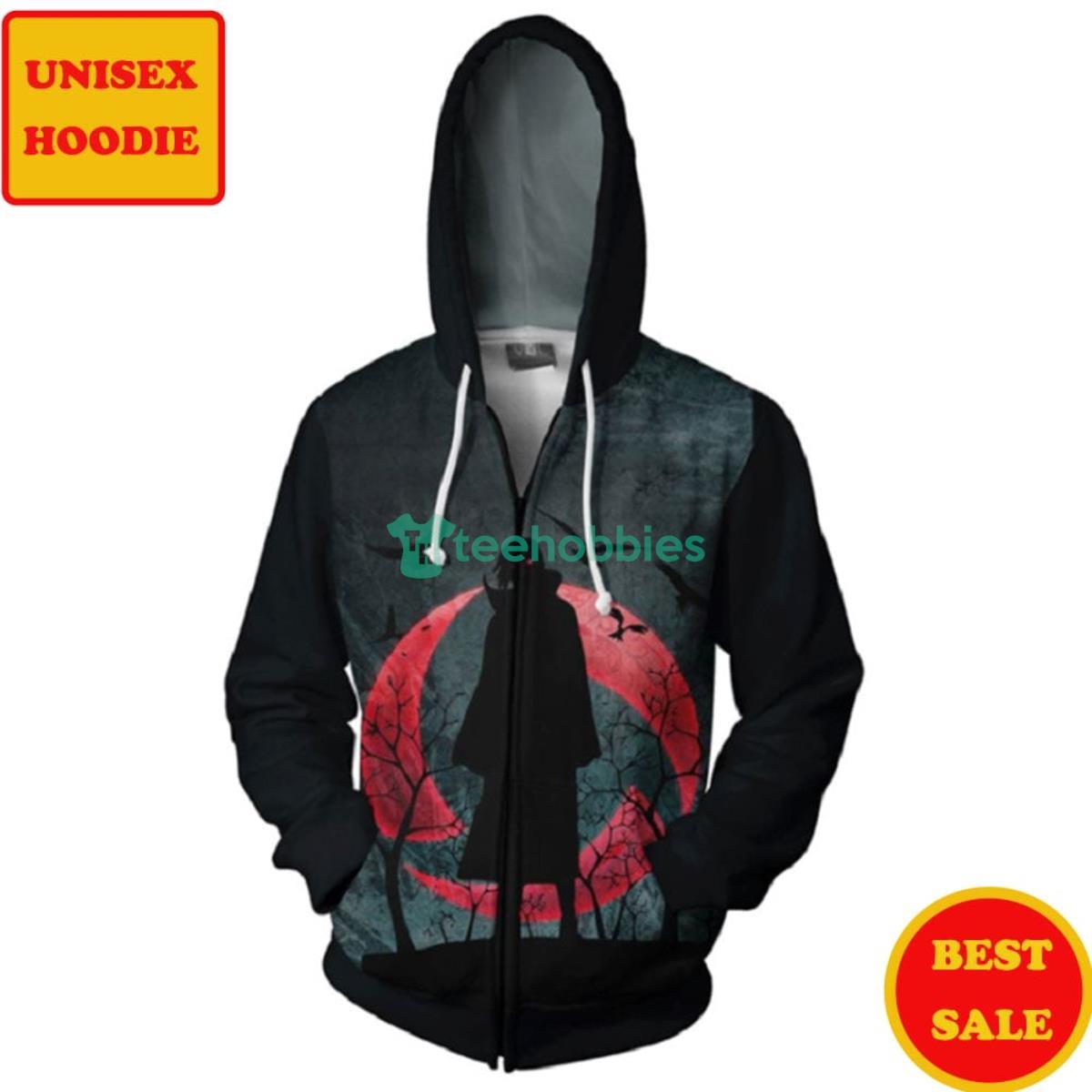 Naruto 3D Hoodie  Shippuden Sasuke Pullover 3D Hoodie Product Photo 2