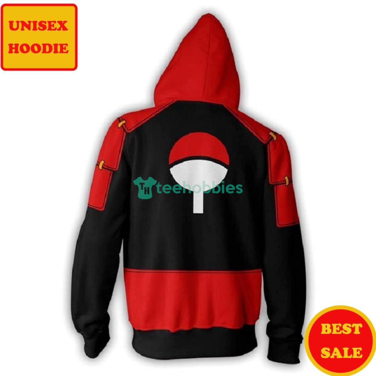 Naruto 3D Hoodies  Madara Uchiha All Over Printes Zip Up 3D Hoodie Product Photo 2