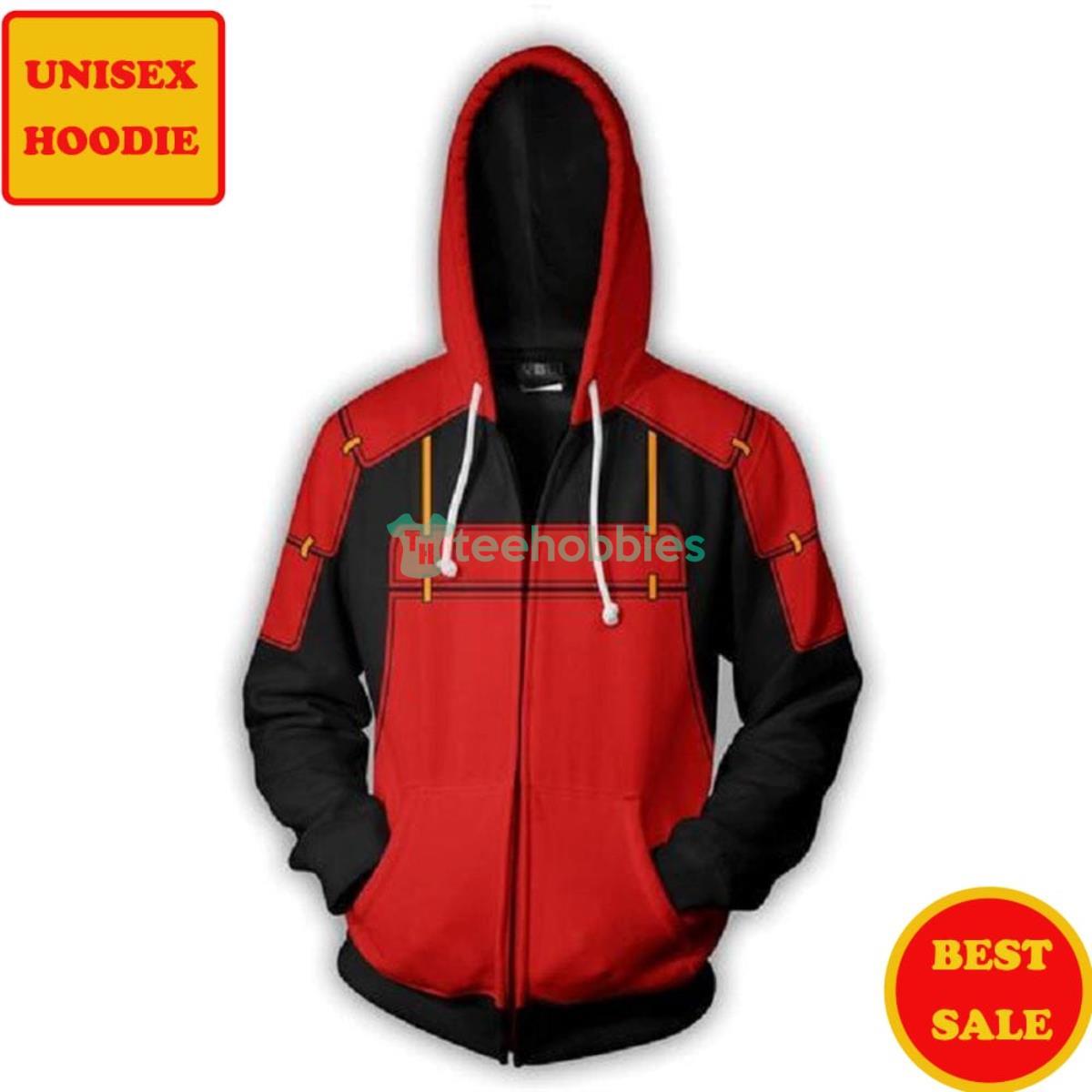 Naruto 3D Hoodies  Madara Uchiha All Over Printes Zip Up 3D Hoodie Product Photo 1