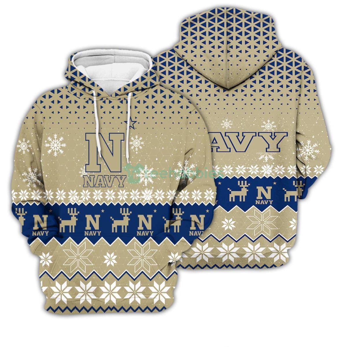 Navy Midshipmen Sports 3D Pullover Hoodie Product Photo 1