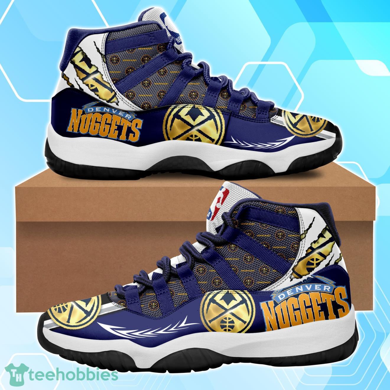 NBA Denver Nuggets Blue Edition Air Jordan 11 Product Photo 1