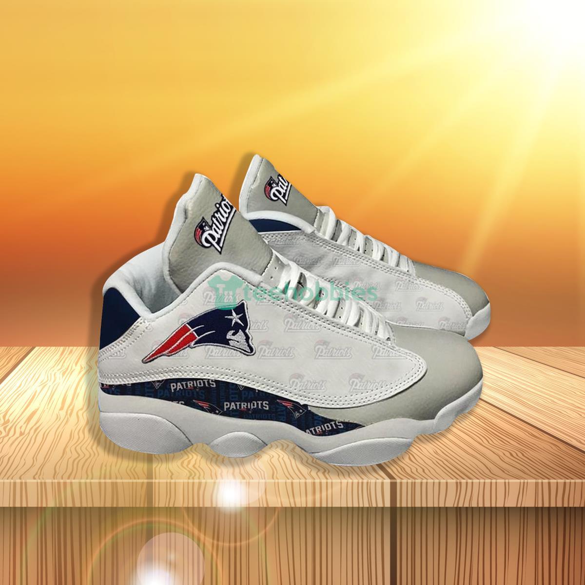 New England Patriots Air Jordan 13 Shoes Running Casual Sneakers For Fans Product Photo 1