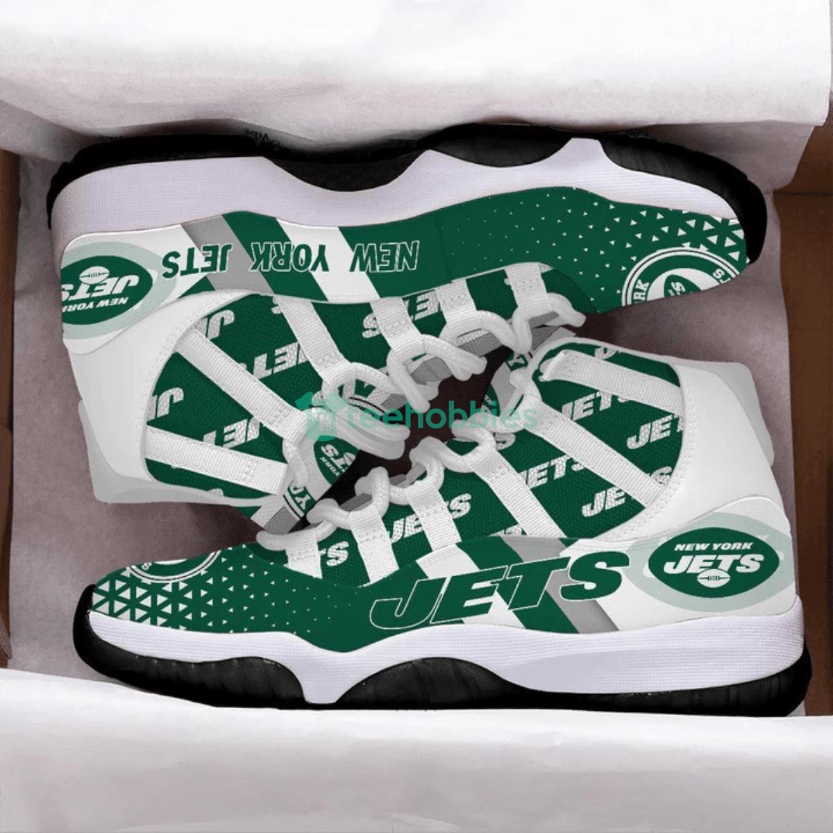 New York Jets Impressive Design Air Jordan 11 Shoes Product Photo 2