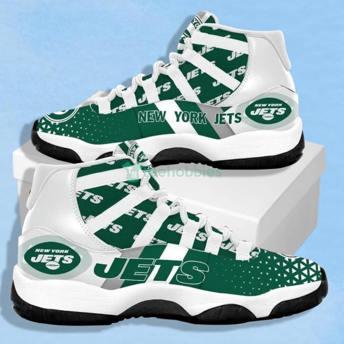 New York Jets Impressive Design Air Jordan 11 Shoes Product Photo 1